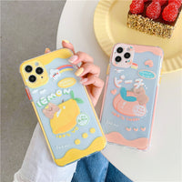cute peach phone case