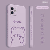 silicone bear phone case
